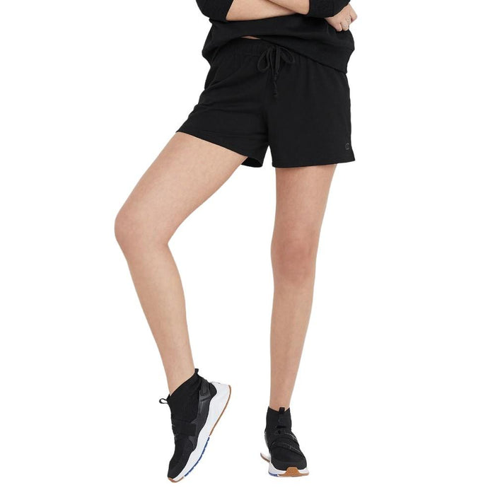 Champion Short Femenino Jersey_Short Black