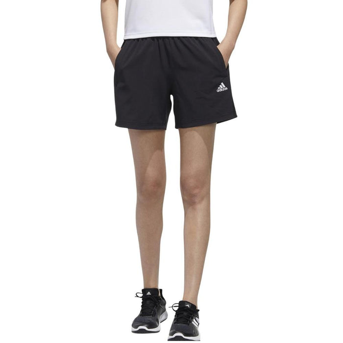 FT2879 Adidas Shorts Femenino Mh_1/4_Shorts Black/White