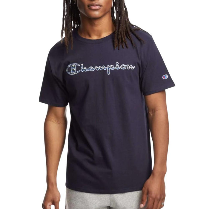 Champion shops navy t shirt