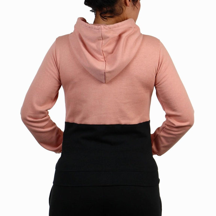 FP2205-69-1-Pony Jacket_Hodded_with_Zip Femenino FP2205 Old_Pink/Black