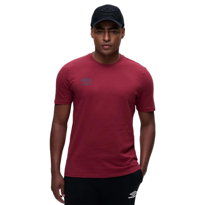 Umbro Remeras Masculino Moda Essential Rojo