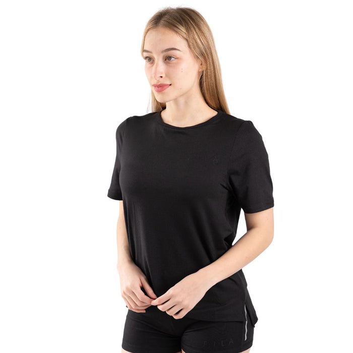 Fila Remeras Femenino Teesha_Loose_Fit_Wide_Crew_Tee Black