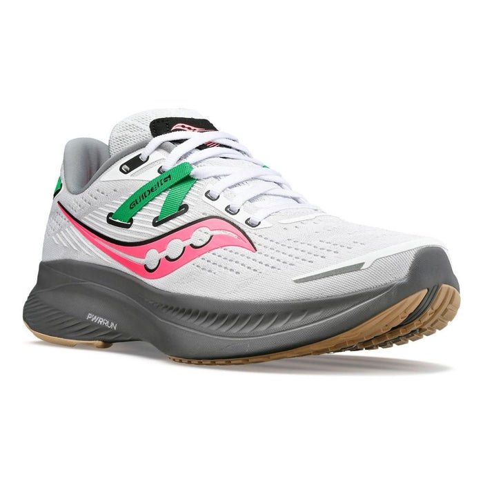 Saucony Running Femenino Guide_16 White/Gravel