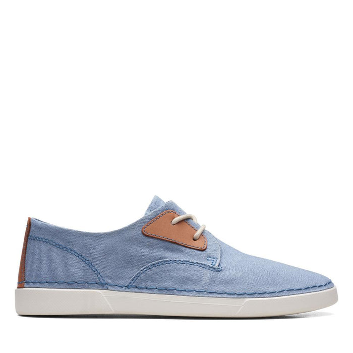 Clarks Casual Masculino Gereld_Tie Blue Textile