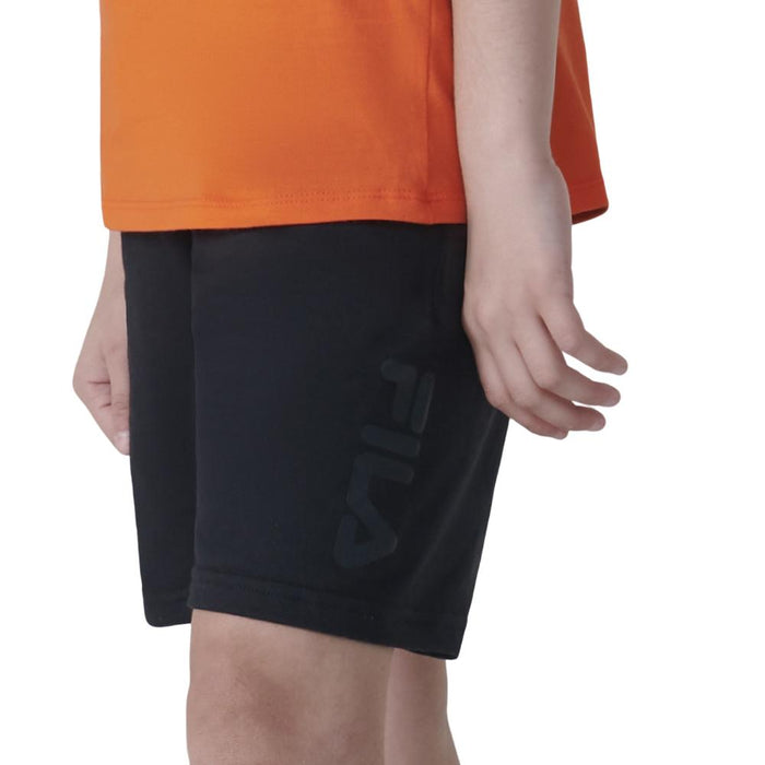 Fila Bermudas Ninhos Moda Basic_Letter Black/Utility_Black