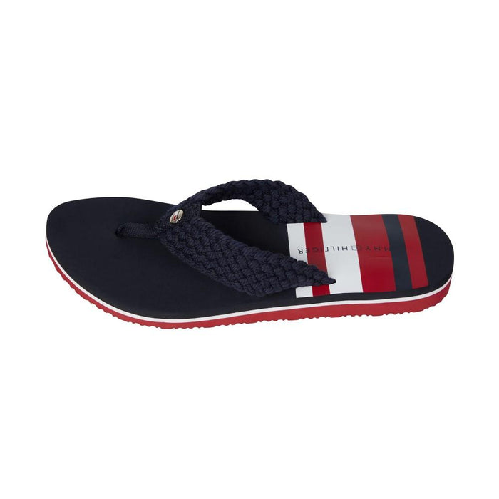 Tommy Hilfiger Zapatillas Femenino Th_Stripy Flat_Beach_Sandal Desert_Sky