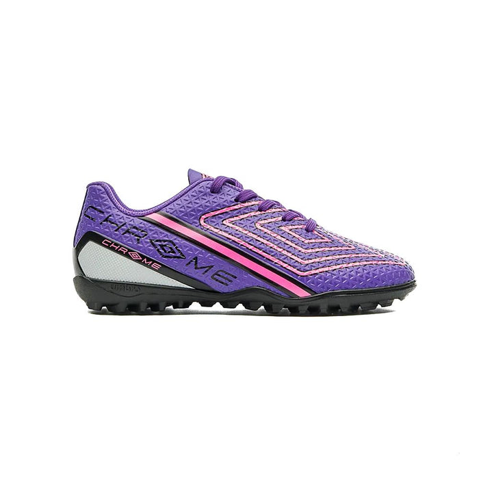 Umbro Society Ninhos Futbol Chrome_Jr Electric_Purple/Blanco/Rosa