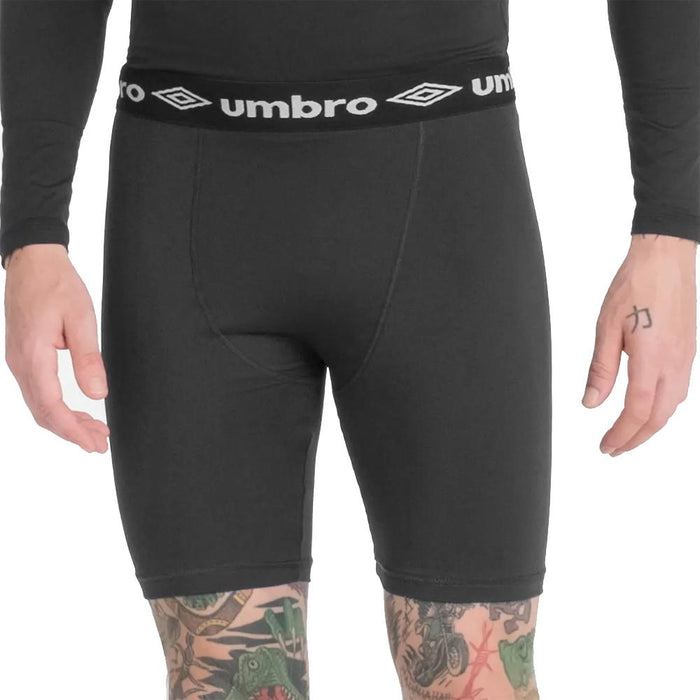 Umbro Bermudas Masculino Futbol Termica_Light Negro