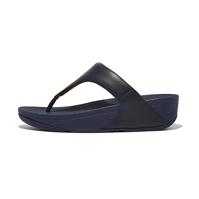 FitFlop Sandalias Femenino Lulu_Leather_Toepost Deepest_Blue