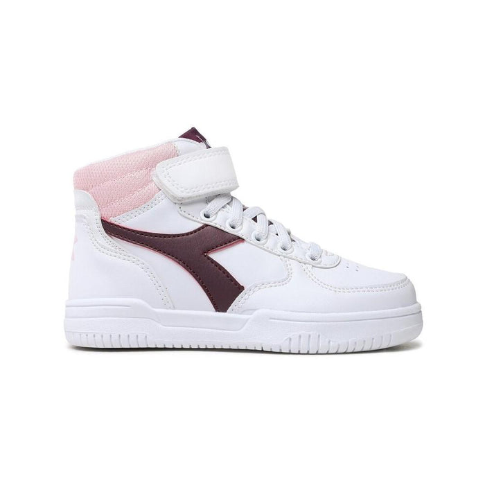 Diadora Kids Raptor_Mid_Ps White/Grape_Wine