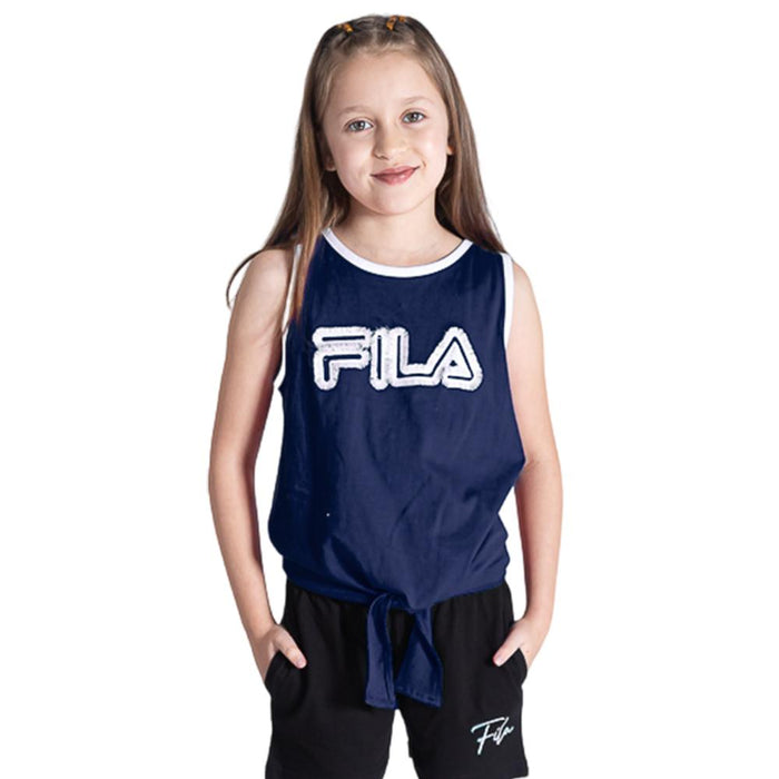 Fila Camisillas Ninhos Gretta_T_Shirts Fila_Navy/White