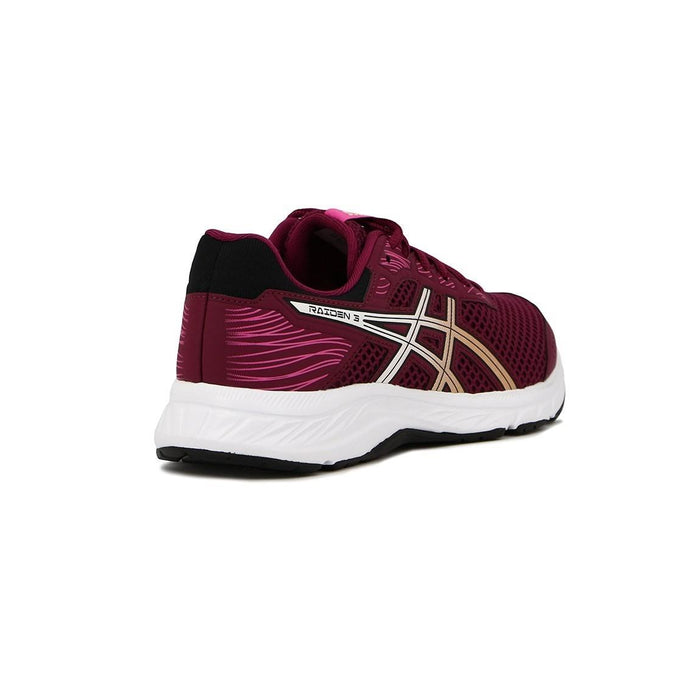 Asics Running Femenino Raiden_3 Dried_Berry/Black