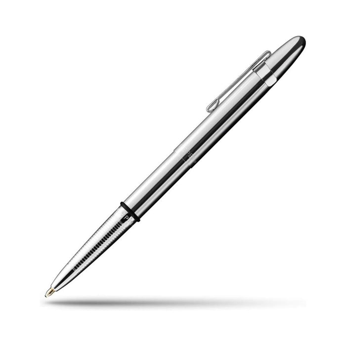 Chrome Bullet Space Pen w/ Clip - Blister Card