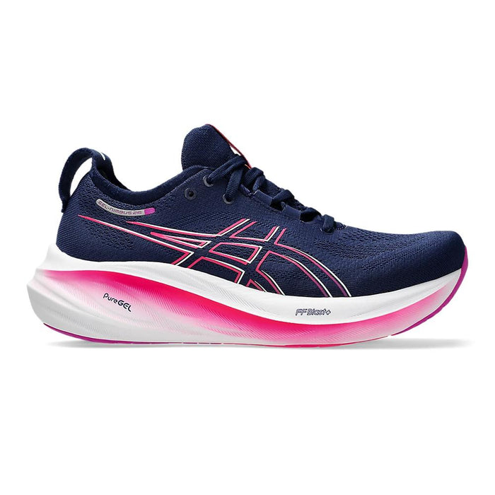 Asics Deportivos Femenino Running Gel_Nimbus_26 Blue_Expanse/Bold_Magenta