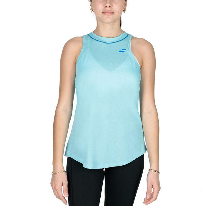 Babolat All_Sports Tank Femenino Exercise_Cotton_Tank Angel_Blue_Hthr