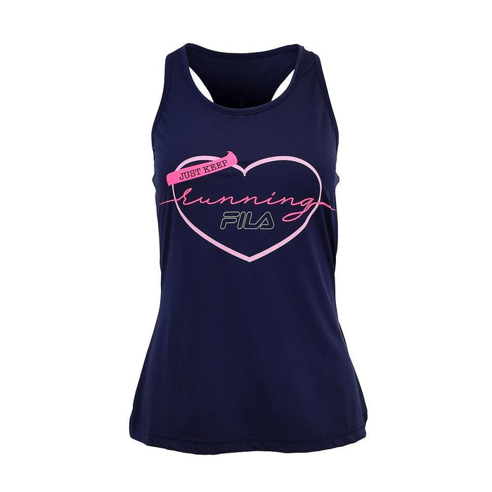 Fila Musculosas Femenino Running T22165 Fila_Navy/Knockout_Pink/Pink_Lavender