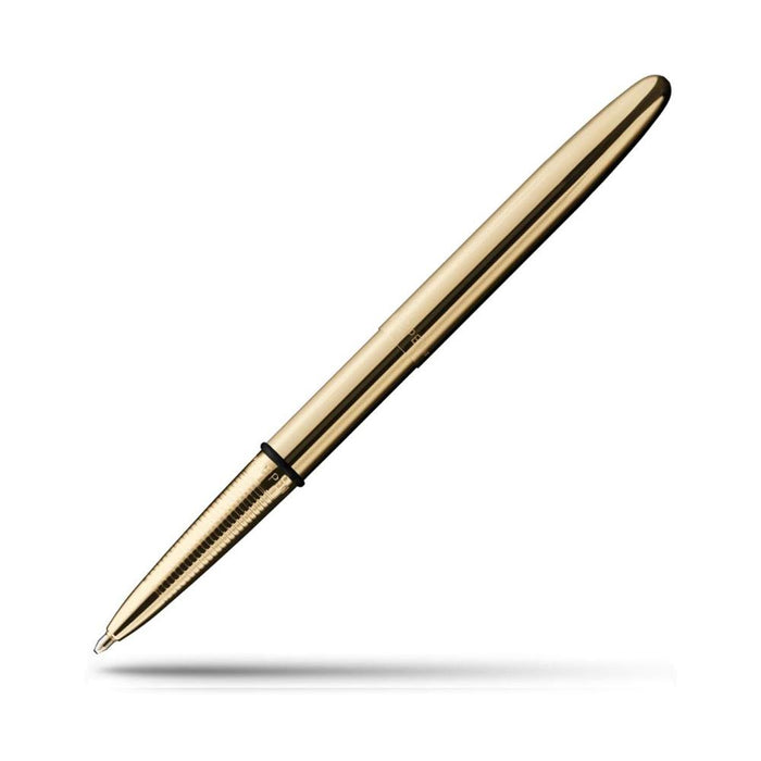 Gold Titanium Nitride Bullet Space Pen - Blue Velour Gift Boxed