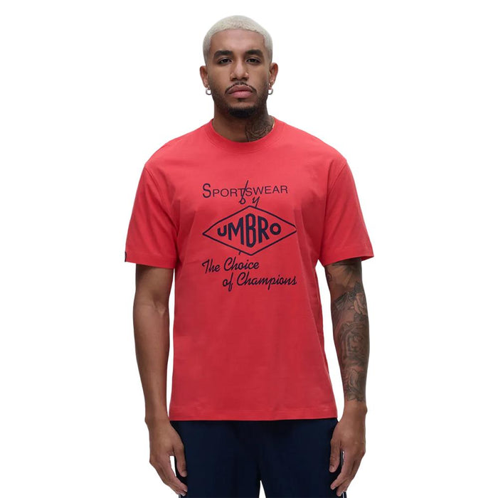 Umbro Remeras Masculino Moda Choice_Of_Champions_Tee Rojo