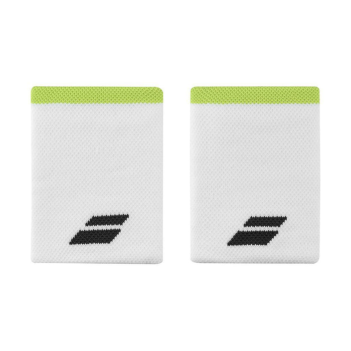 Babolat Tenis Munhequeras Logo_Jumbo_Wristband White/Aero