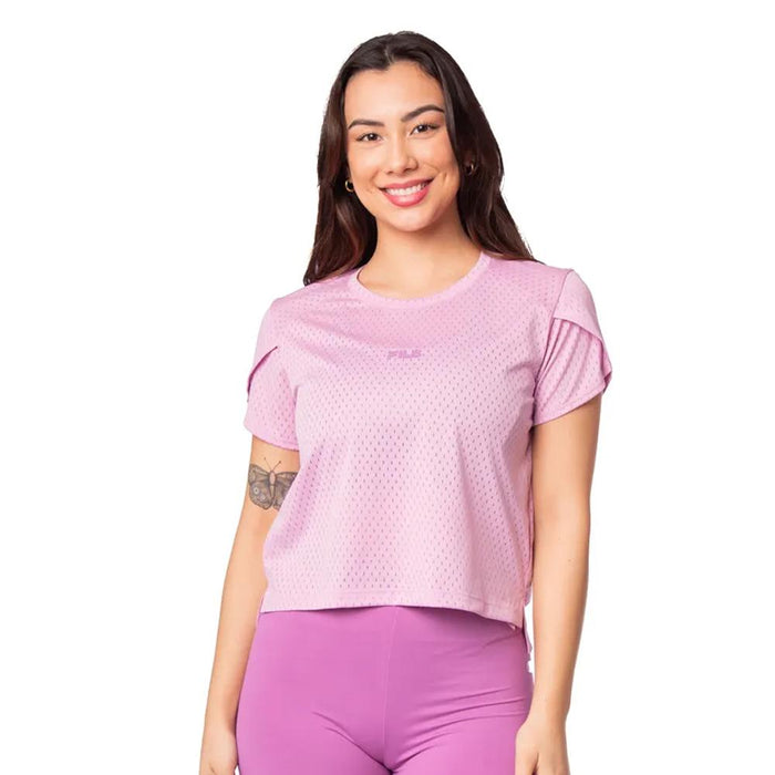 Fila Remeras Femenino Running Blouse_Honey_IV Pink_Violet