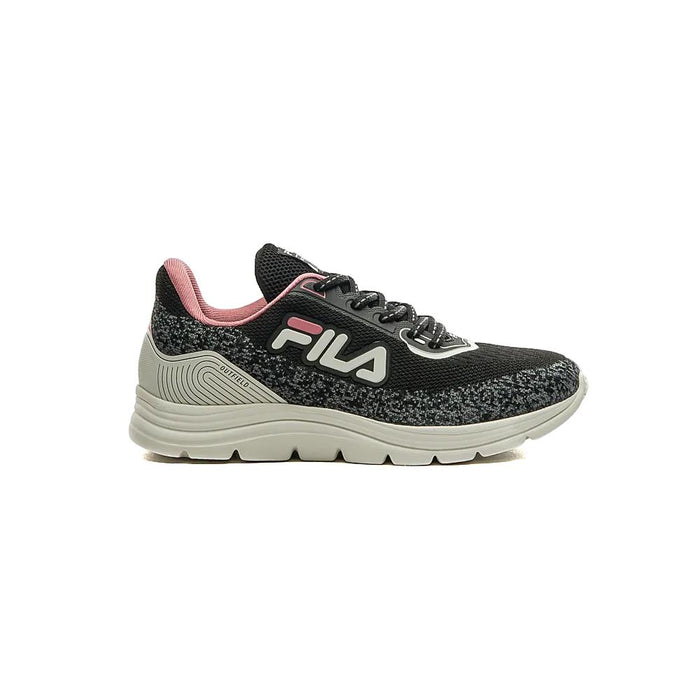 Fila Deportivos Ninhos Running Outfield Preto/Blanco/RosaEmpoeirada