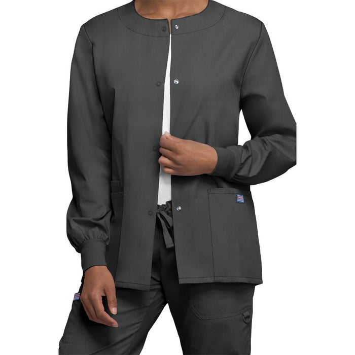 Cherokee Snap Front Warm-Up Jacket