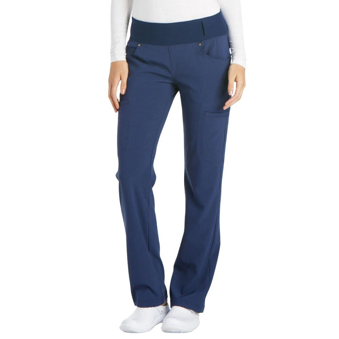 Cherokee Mid Rise Straight Leg Pull-on Pant