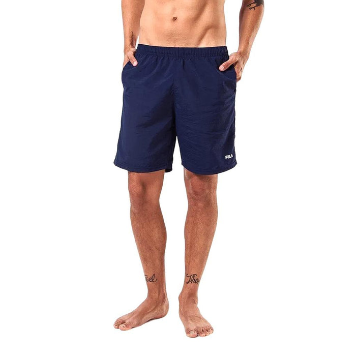 Fila Masculino Long_Shorts Essential-7,5" Navy/Red