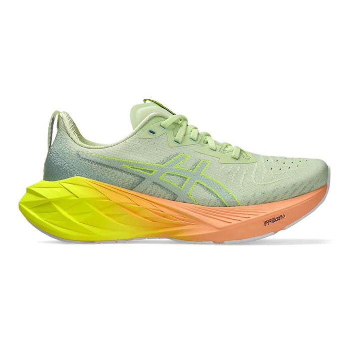 Asics Deportivos Femenino Running Novablast_4_Paris Cool_Matcha/Safety_Yellow