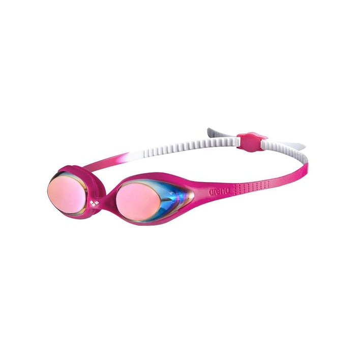 Arena Lentes_Natacion Ninhos Spider_Jr_Mirror White_Pink_Fuchsia