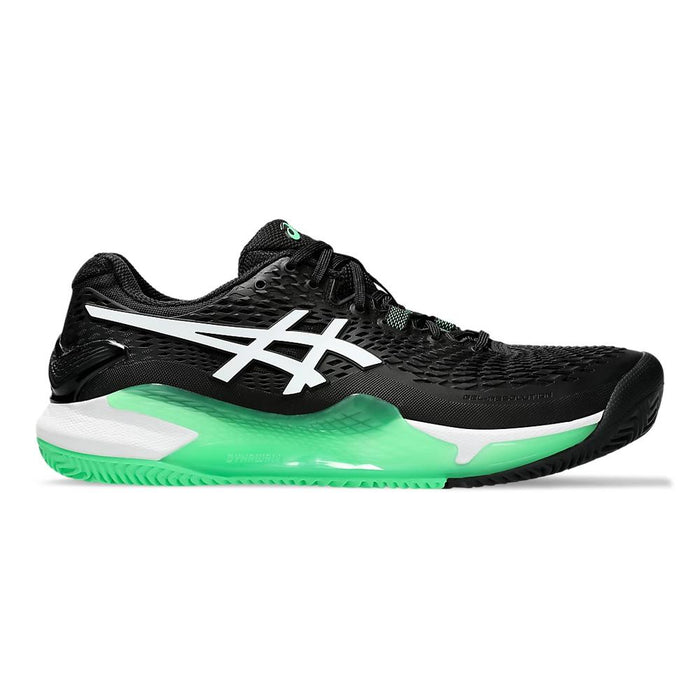 Asics Deportivos Masculino Tenis Gel_Resolution_9_Clay Black/New_Leaf