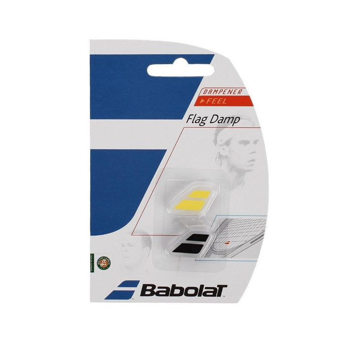 Babolat Tenis Antivibradores Flag_Damp_X2 Negro/Amarillo