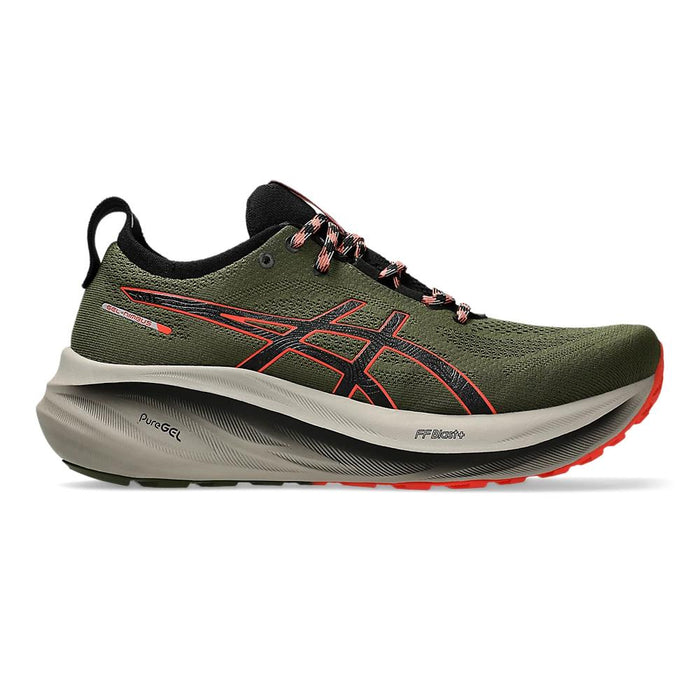 Asics Deportivos Masculino Running Gel_Nimbus_26_Tr Nature_Bathing/Red_Snapper