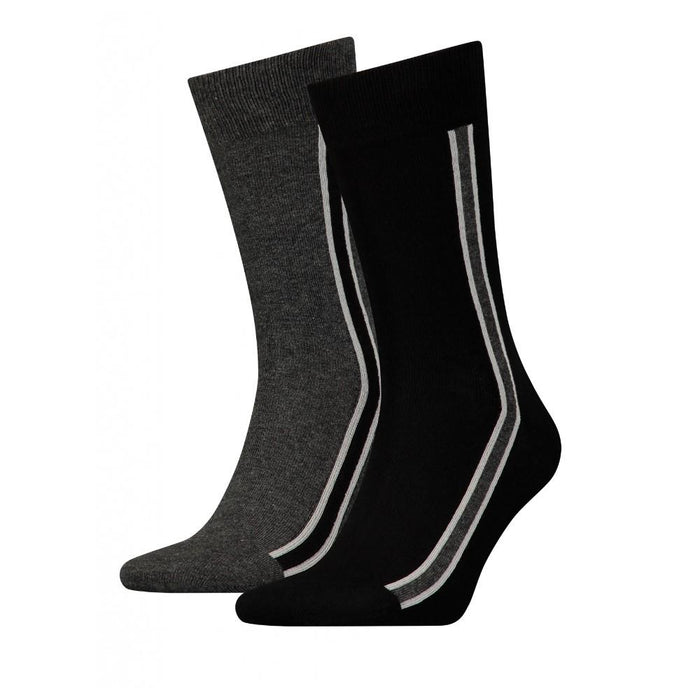 Tommy Hilfiger Th Masculino Vertical Sock 2P Jeans