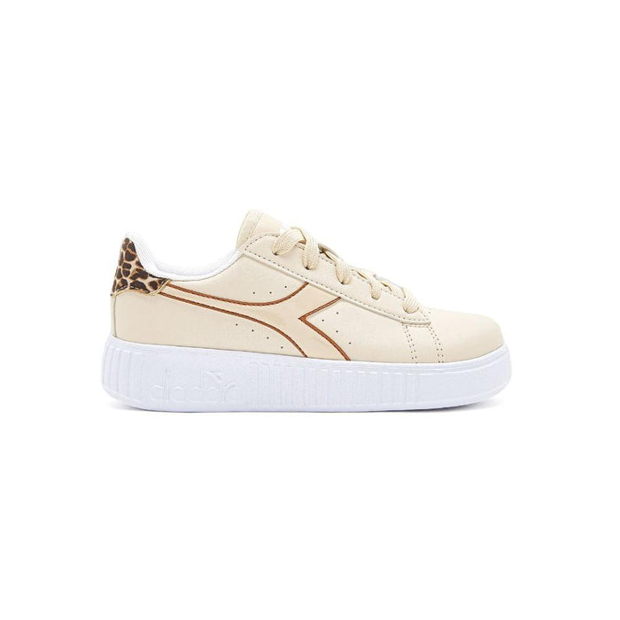 Diadora Kids Game_Step_P_Leopard_Ps Angora_Beige