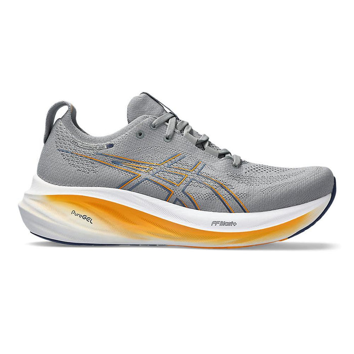 Asics Deportivos Masculino Running Gel_Nimbus_26 Sheet_Rock/Thunder_Blue