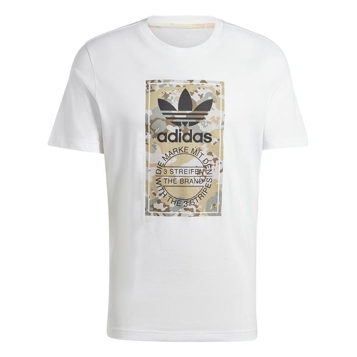 Adidas Remeras Masculino Camo_Tongue_Tee Blanco