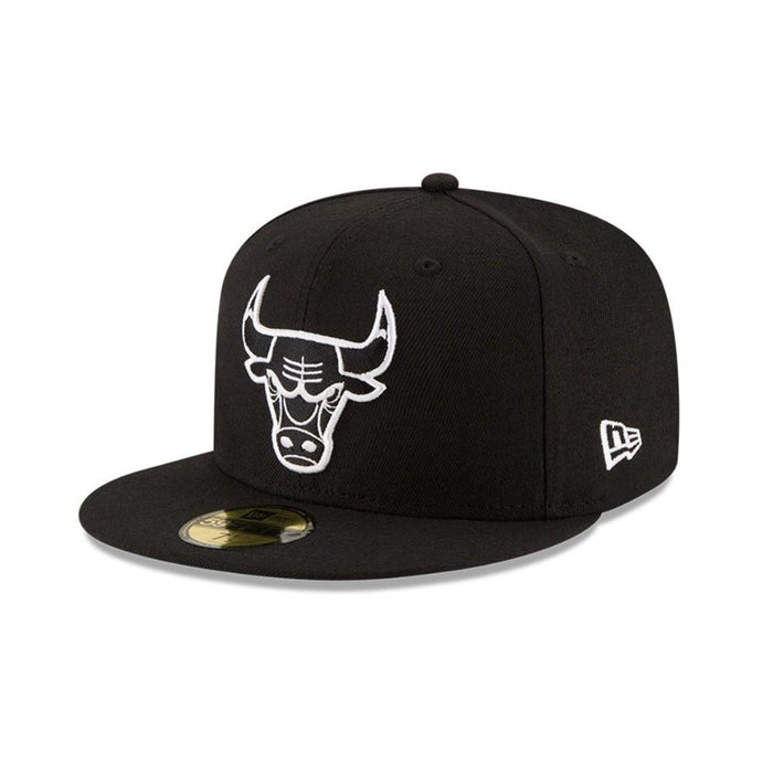 70344019 New_Era Gorros NBA 59Fifty Chicago_Bulls Black/White