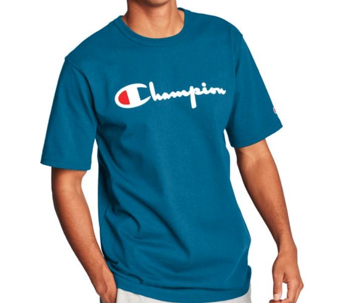 Champion T-Shirt Masculino Jersey_Short_Sleeve_Tee Running_Waves