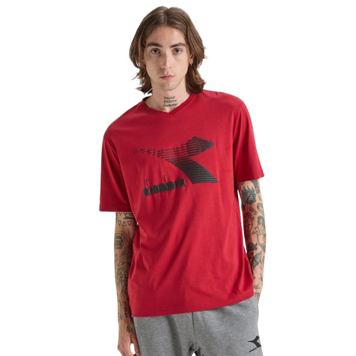 Diadora Remeras Masculino T-Shirt_Ss_Drift Scarlet Sage